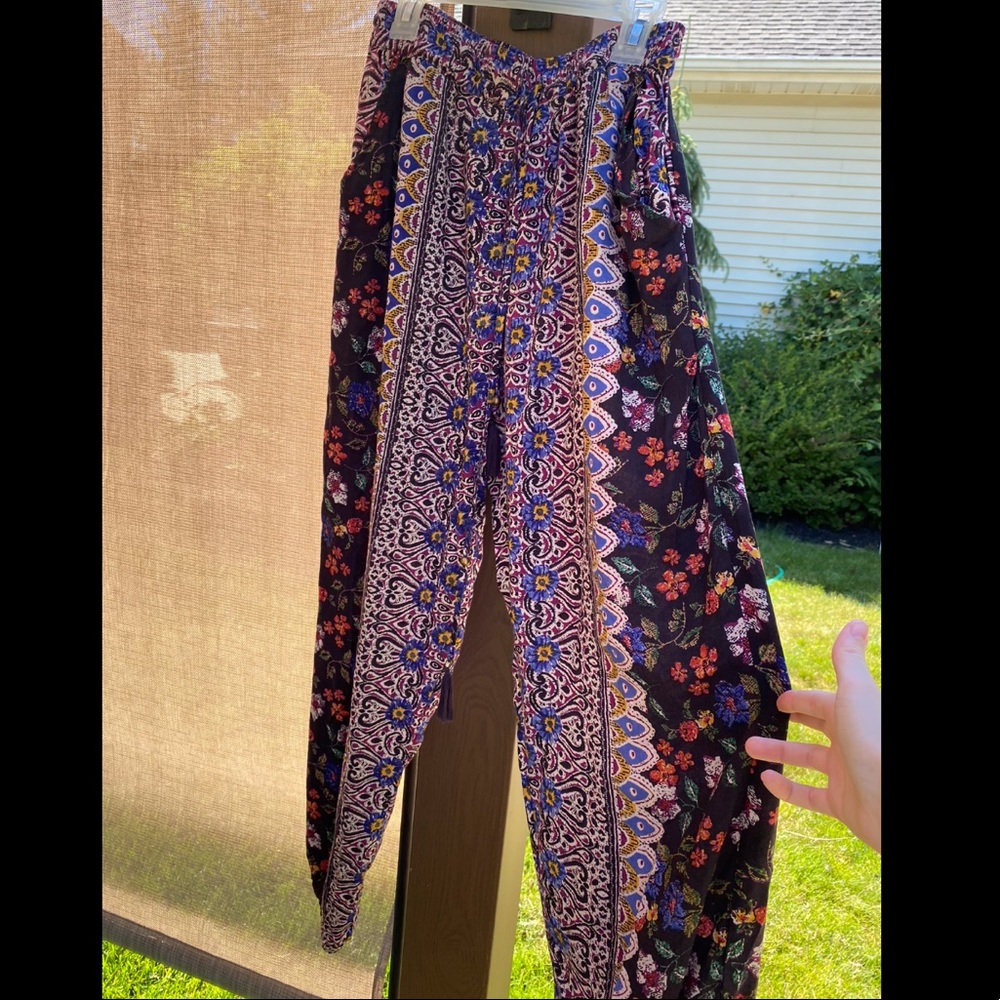 Boho floral print Angie pants